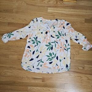 Liz Claiborne Floral Print Women's Top
